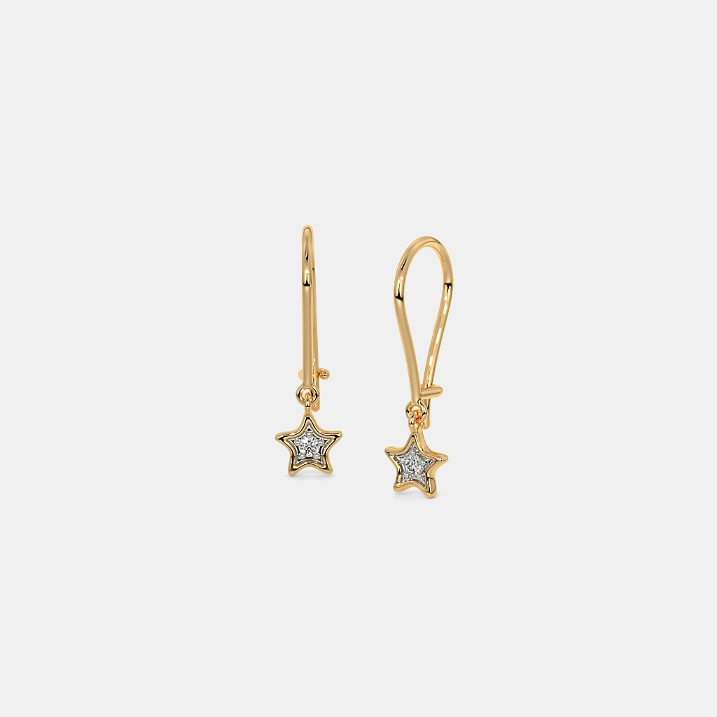 The Starred Kids Hoop Earrings