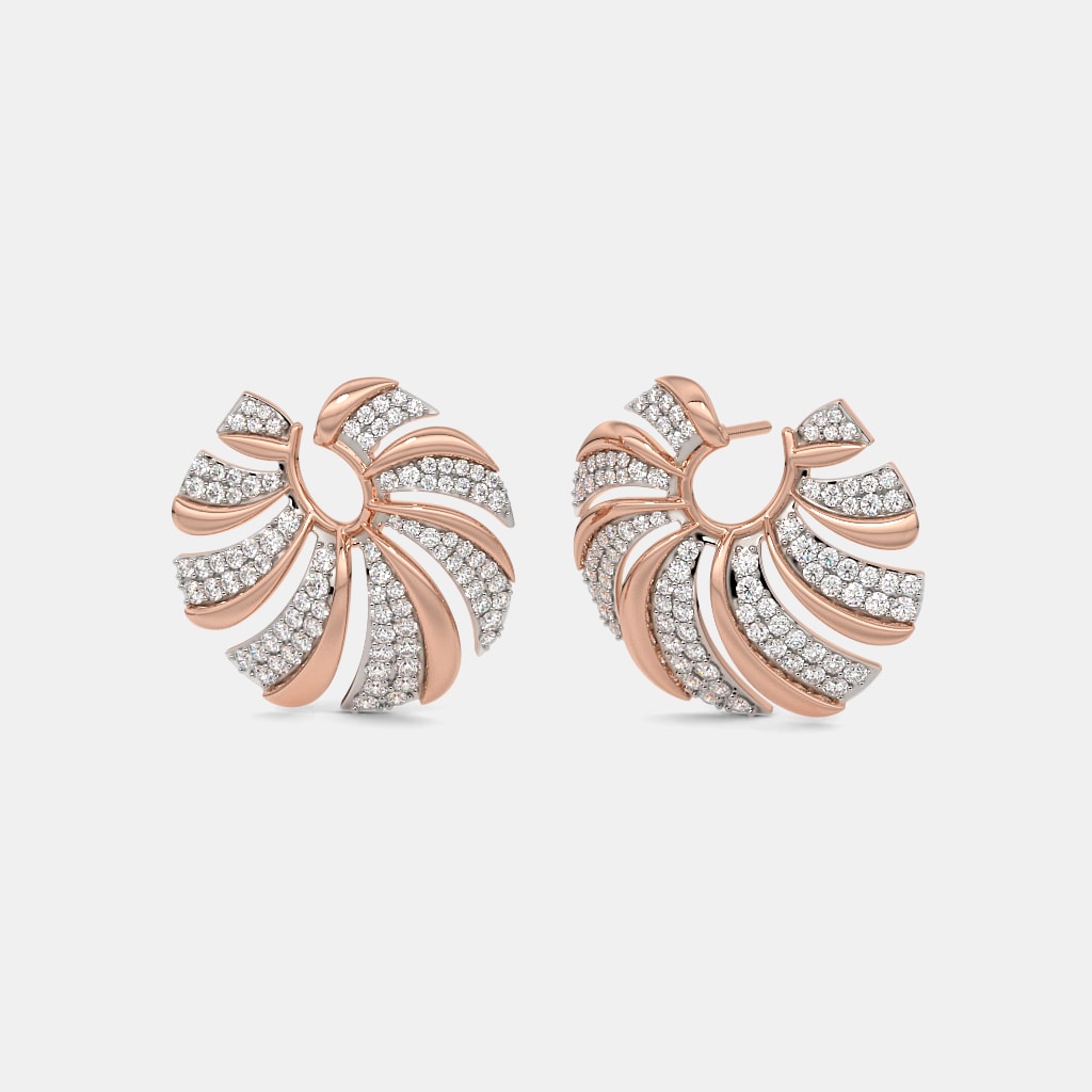 The Nyrix Orange Peel Earrings