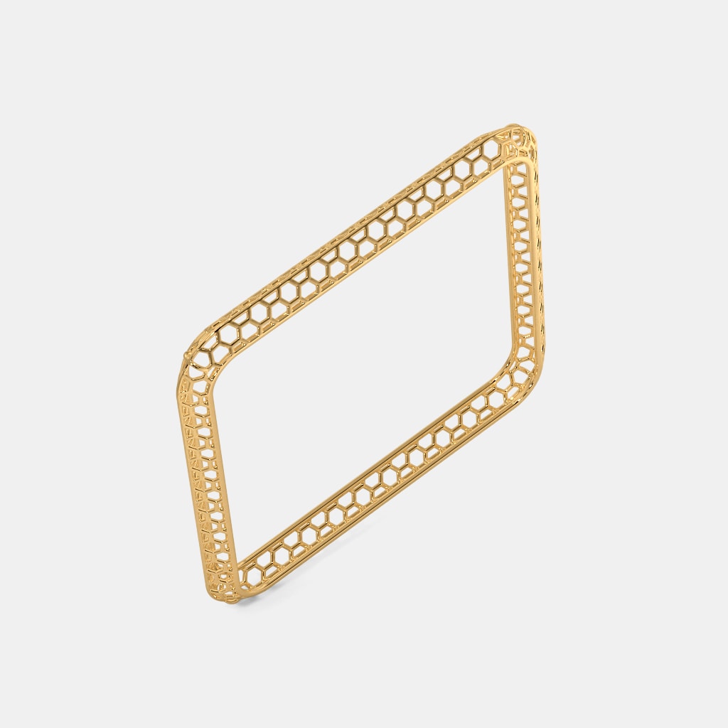 The Aurivera Geometric Bangle