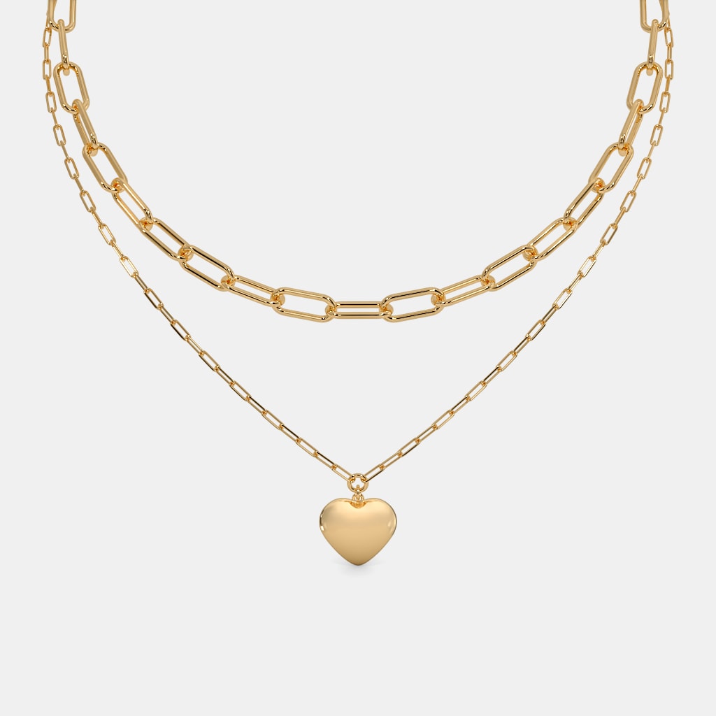The Lennan Heart Layered Necklace