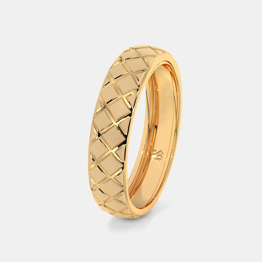 The Dimas Textured Band Ring For Him