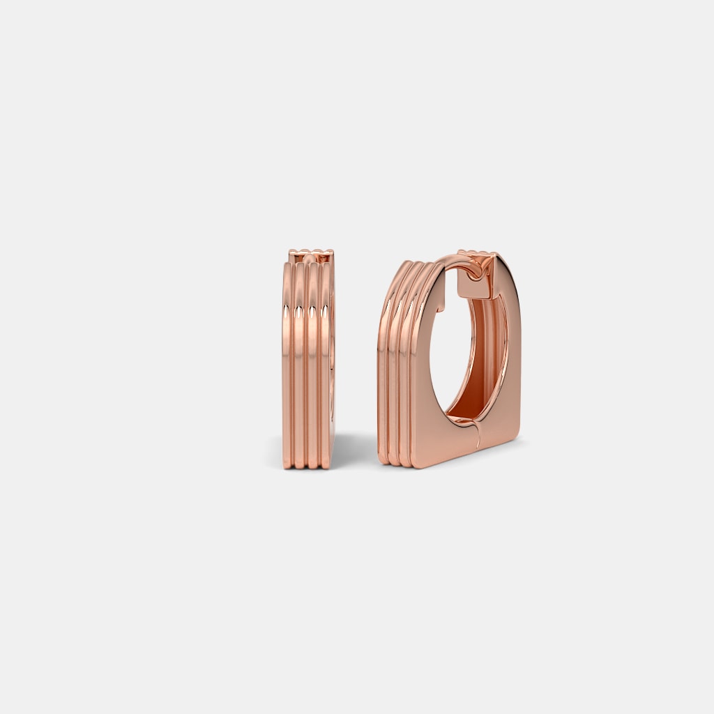 The Glow Arc Huggie Earrings
