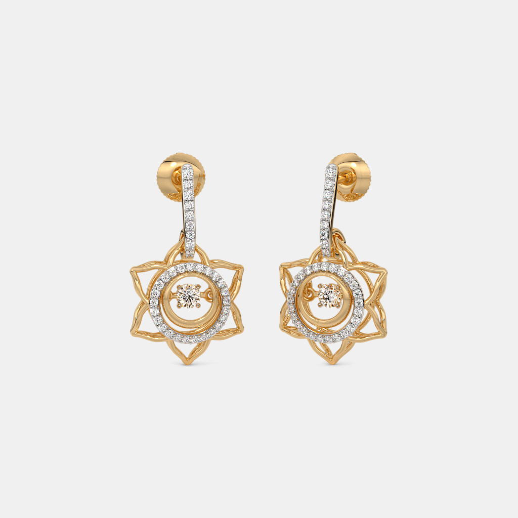 The Orbelle Dangle Hoop Earrings