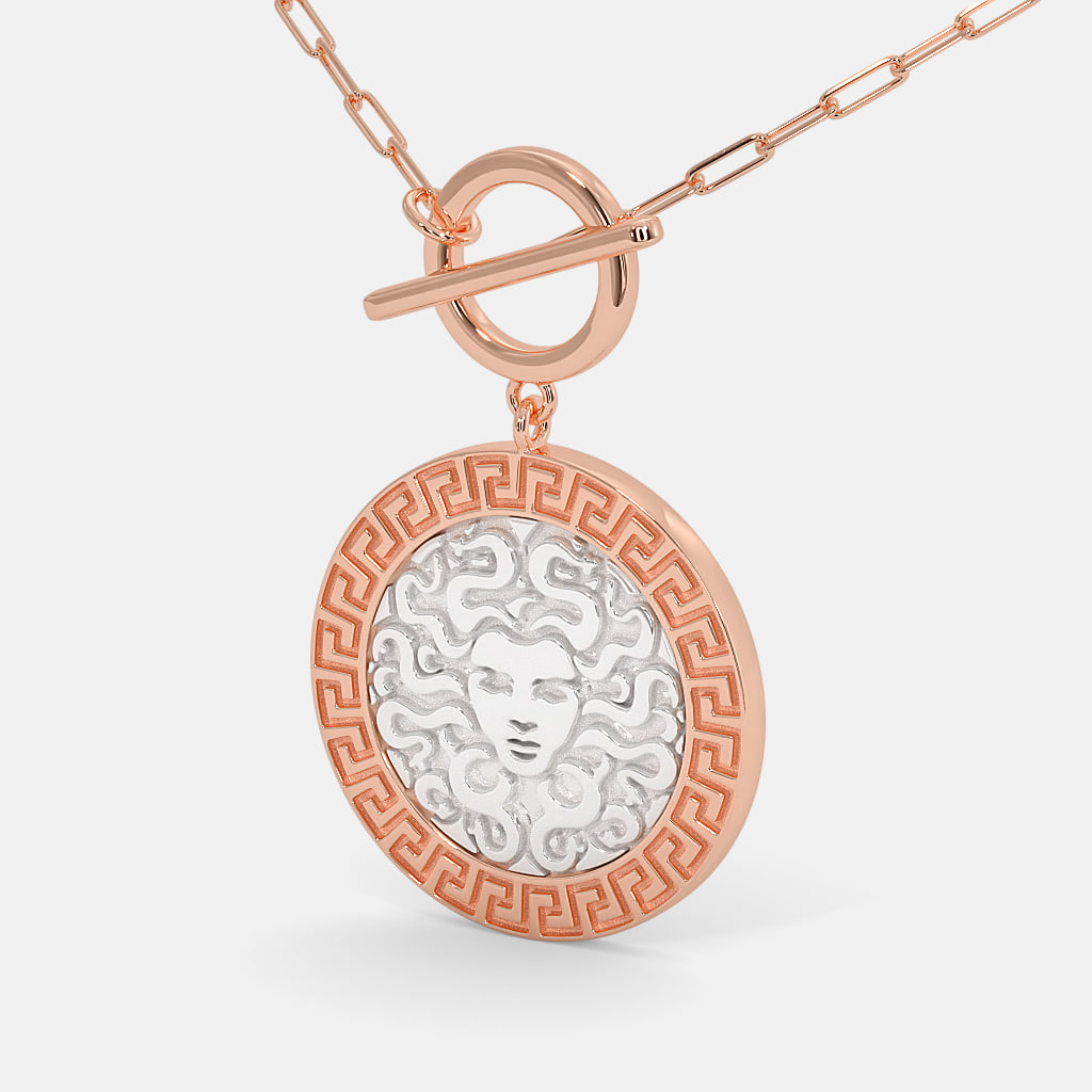 The Medusa Coin Toggle Necklace