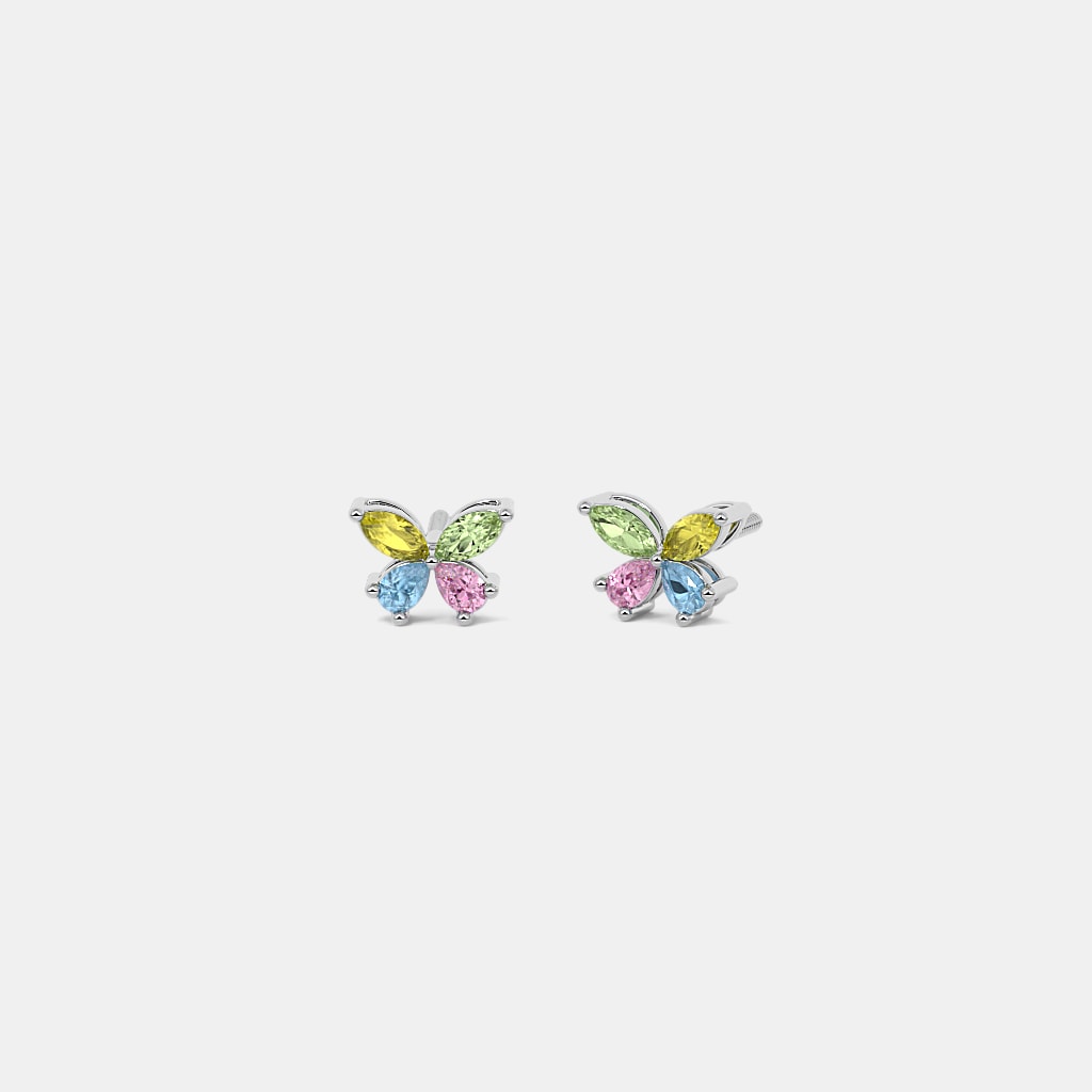 The Mariposa Multi Pierced Stud Earrings