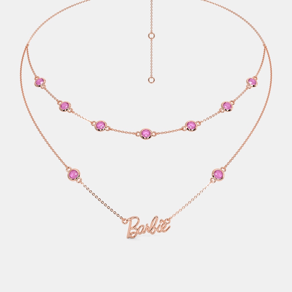 The Barbie Rose Layered Necklace