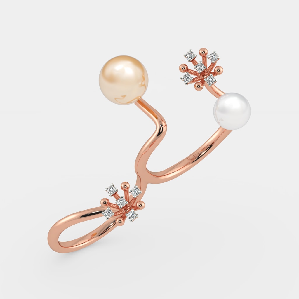 The Pearla Two Finger Ring