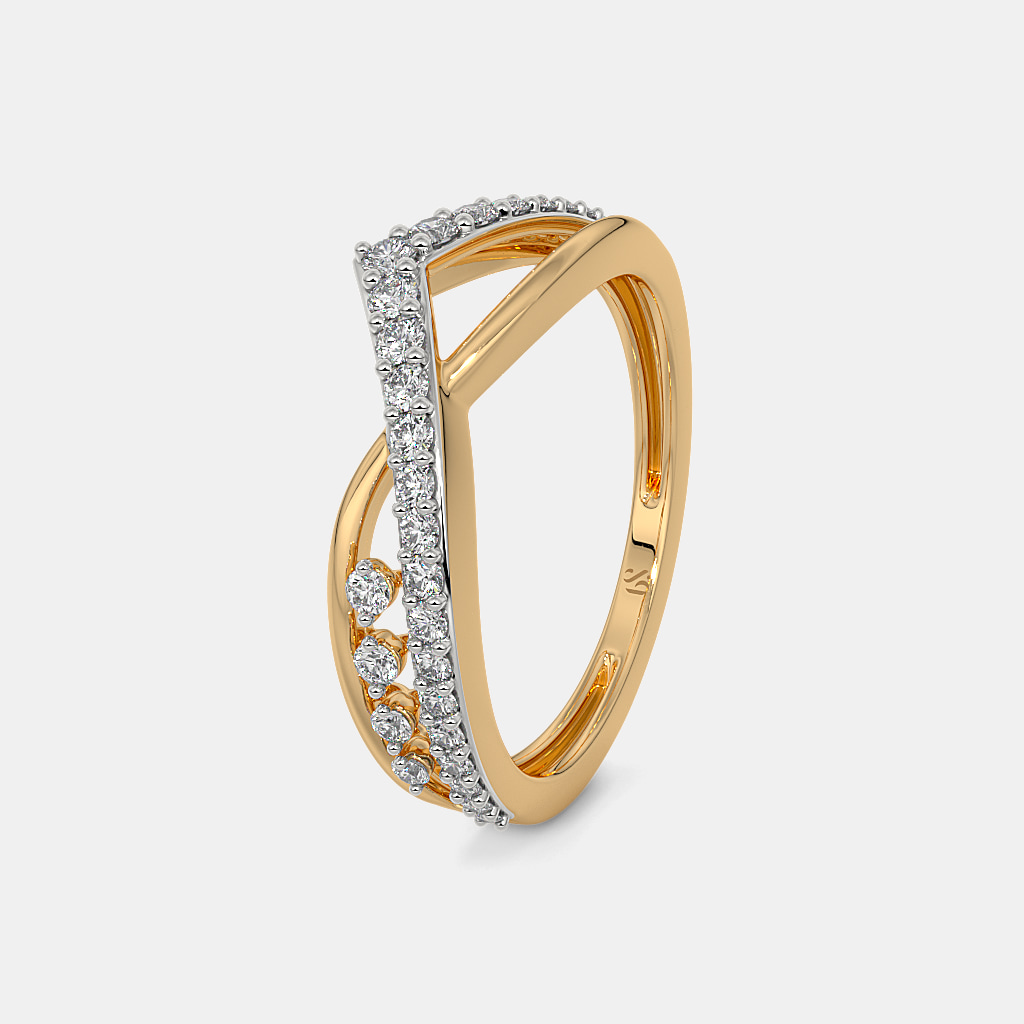The Rashida Chevron Ring