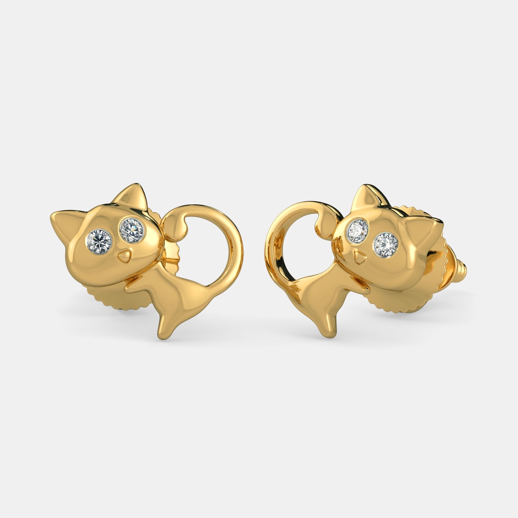 The Cute Meow Earrings For Kids