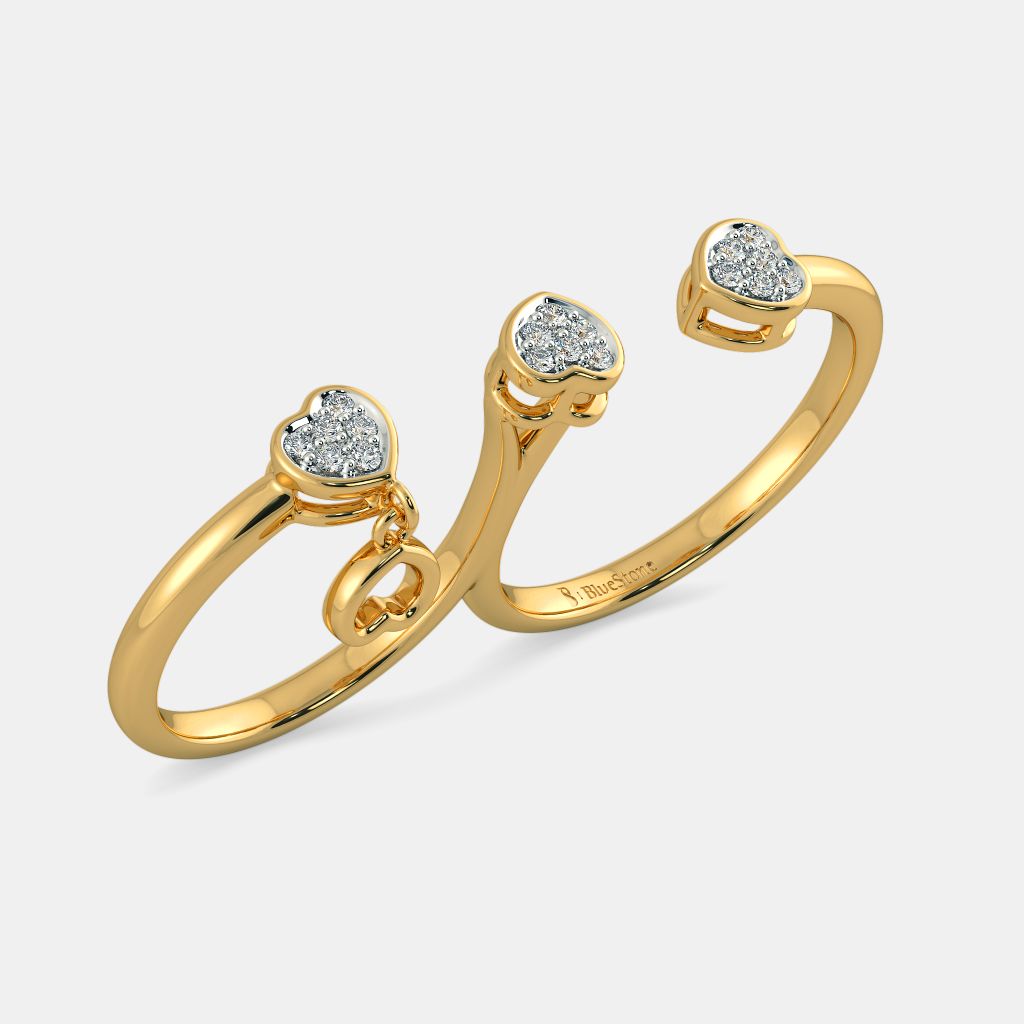 The Tessa Two Finger Ring | BlueStone.com