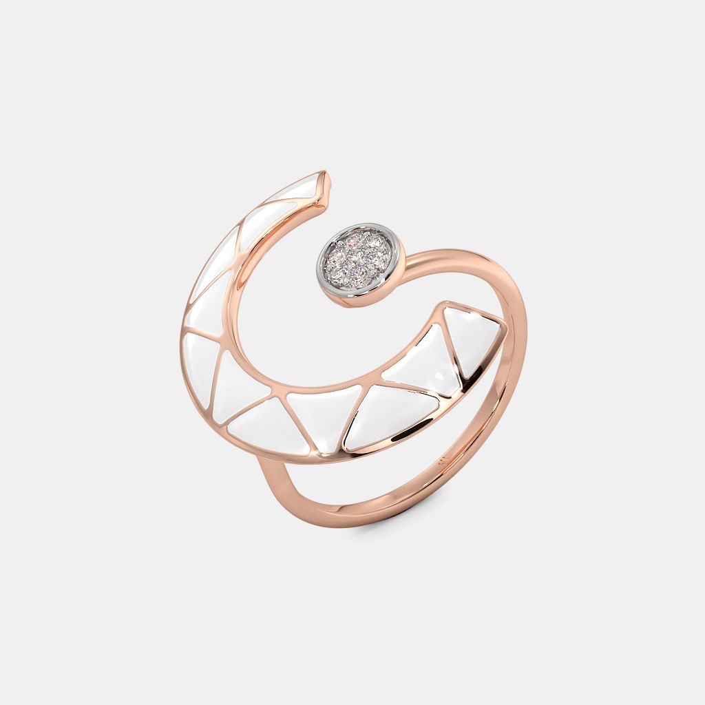 The Debonair Top Open Ring BlueStone