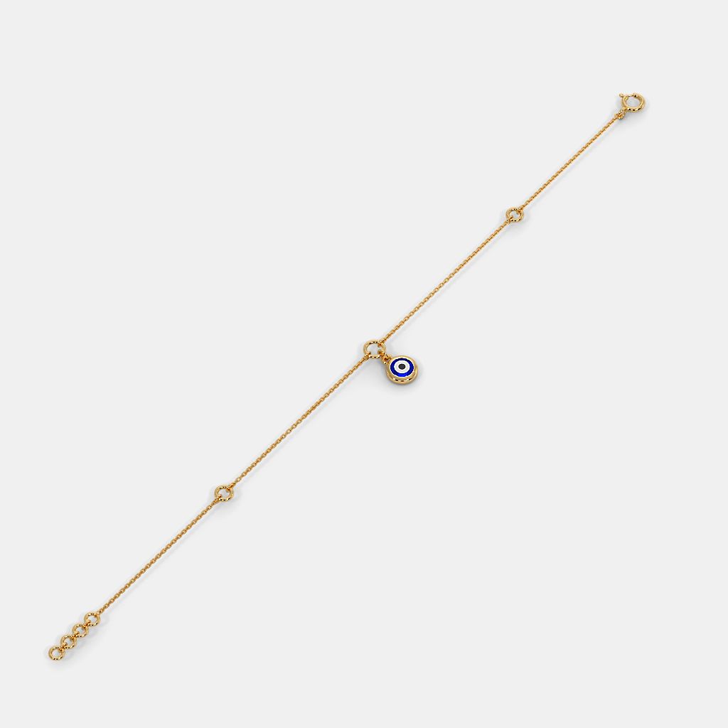 The Malocchio Charm Holder Bracelet BlueStone