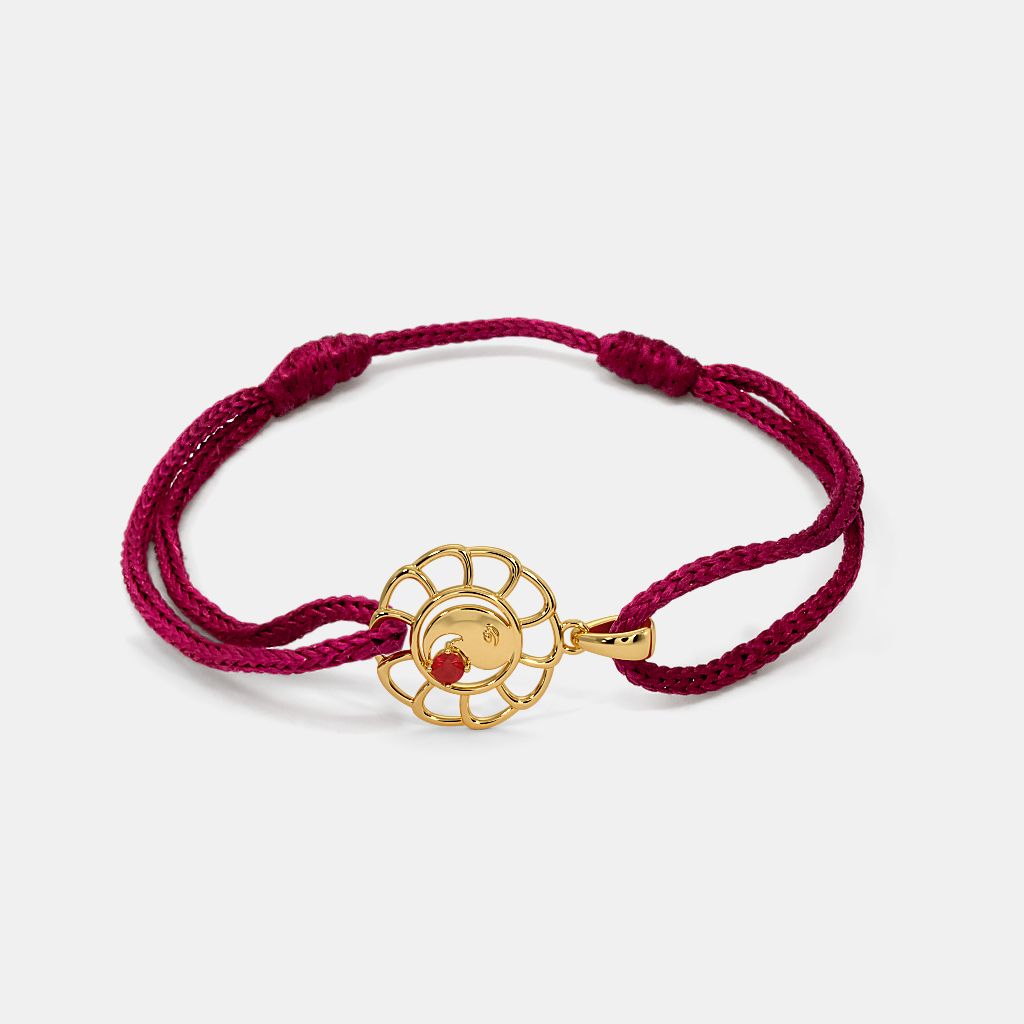Bluestone sale gold rakhi