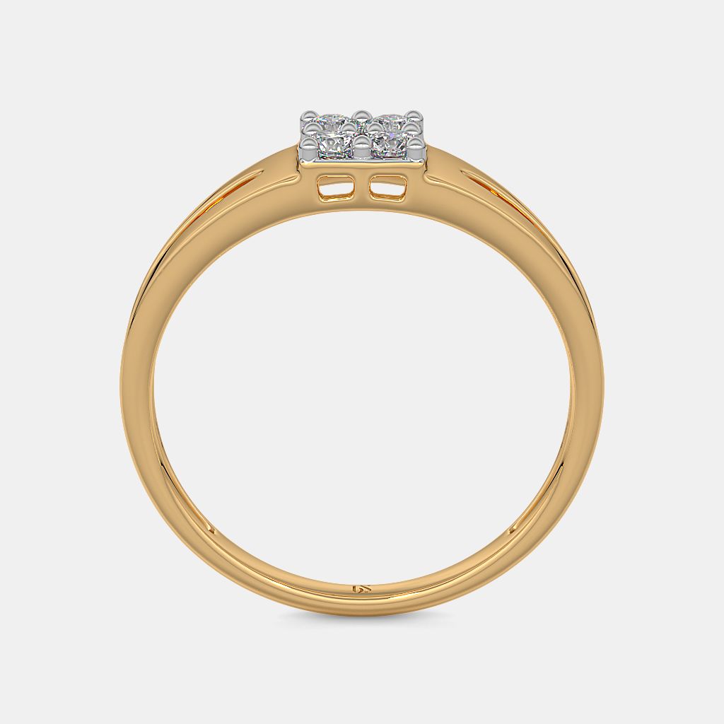 Gold Diamond Solitaire Senco Diamond Ring With Price Diamond