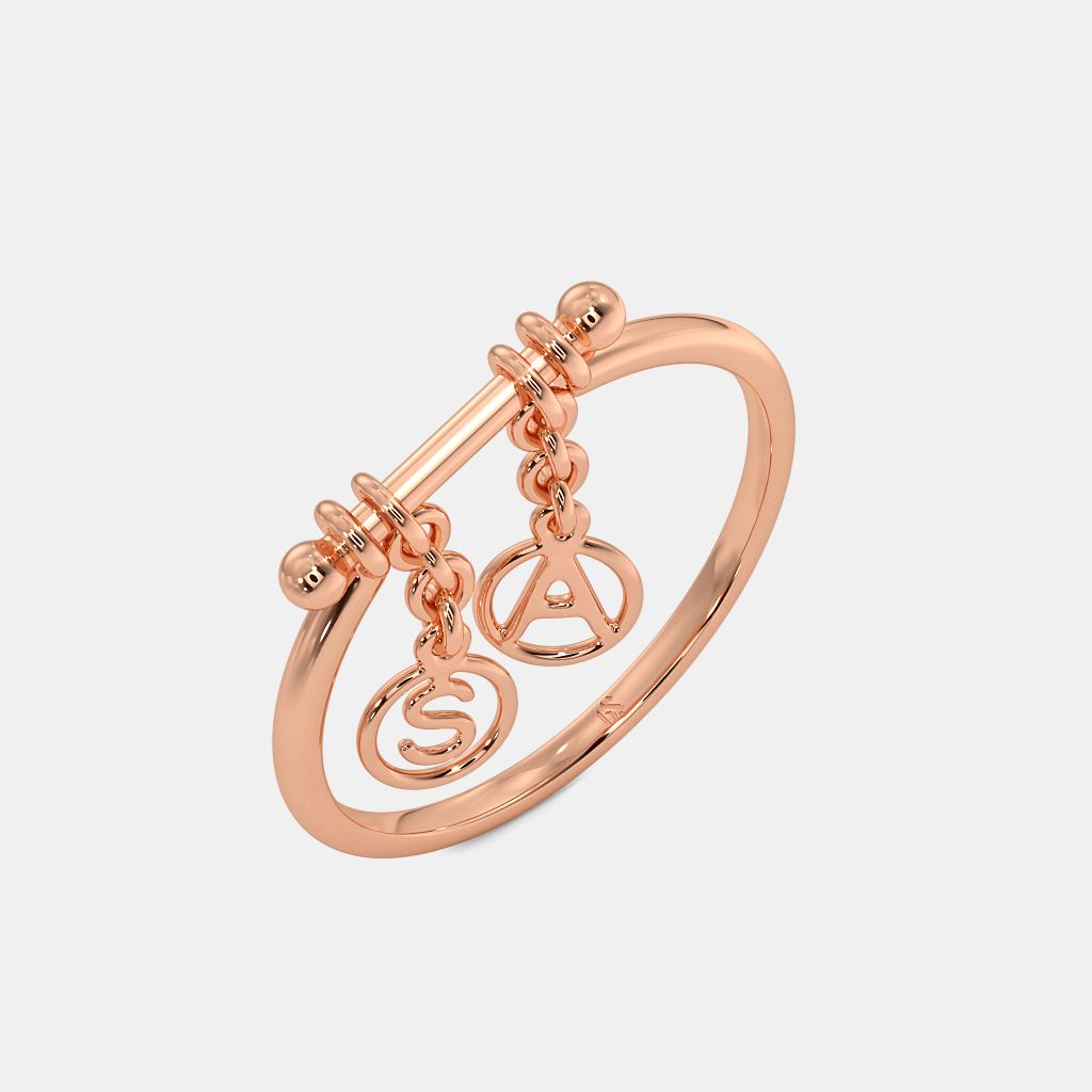 The Alpha Charm Ring | BlueStone.com