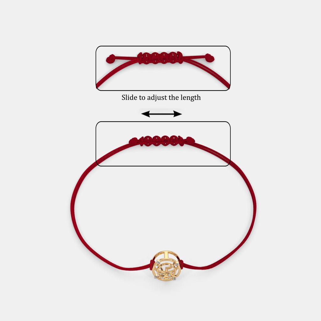 Bluestone gold rakhi discount