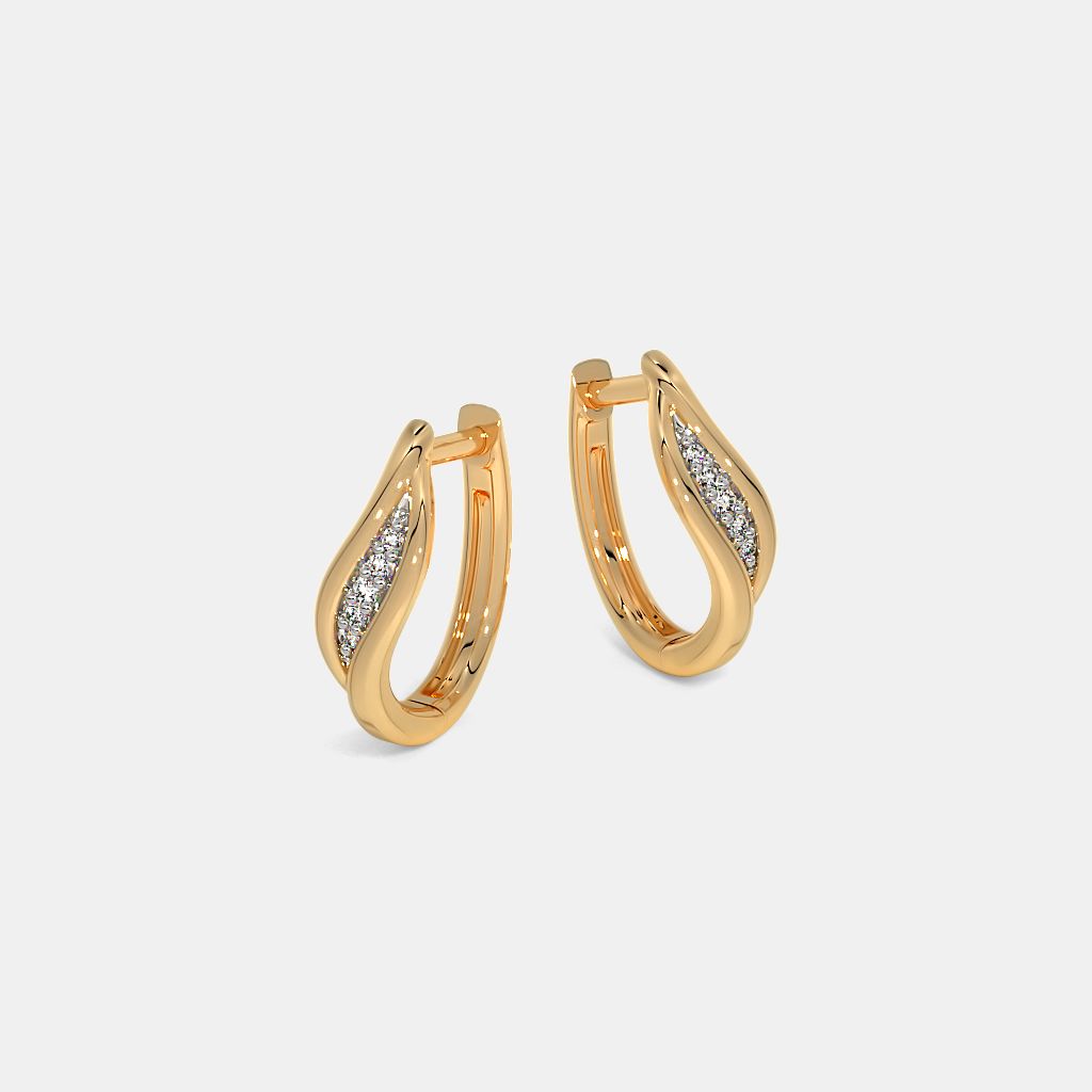 Jewelry Thick Gold Hoops Amazon The Joacquin Hoop Earrings