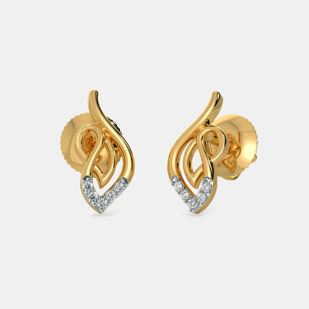Latest 22KT Gold Earrings Under ₹10000 | South Indian Jewels-sgquangbinhtourist.com.vn