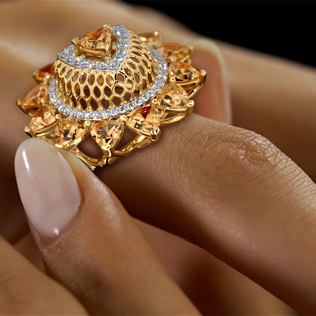 The Aadhin Cocktail Ring BlueStone