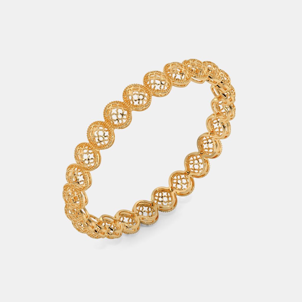 The Javu Round Bangle BlueStone