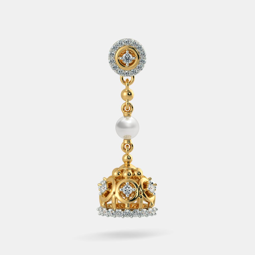 Bluestone gold hot sale jhumkas