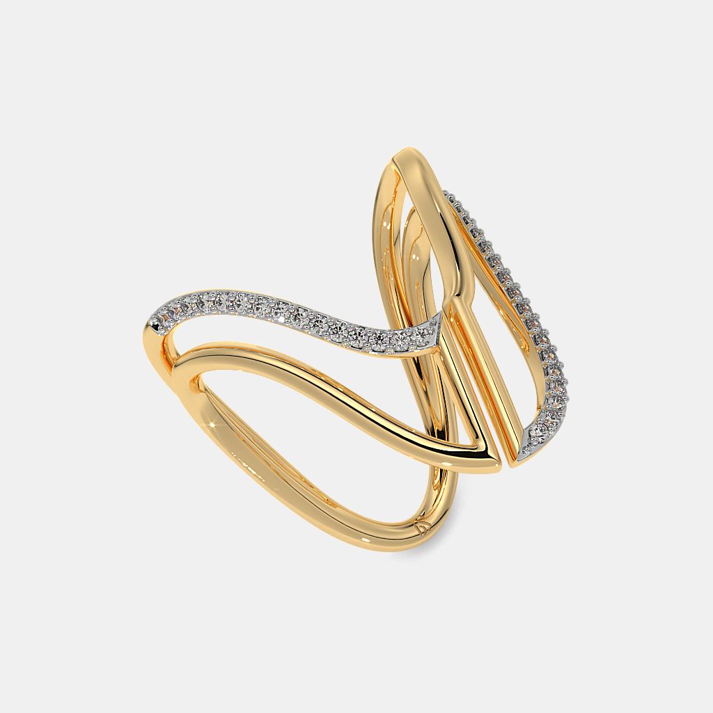Modern shop vanki ring