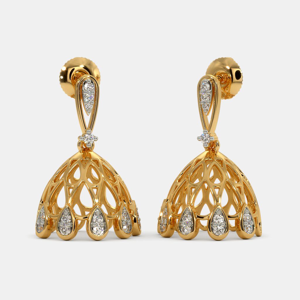 Diamond jhumka designs with price hotsell