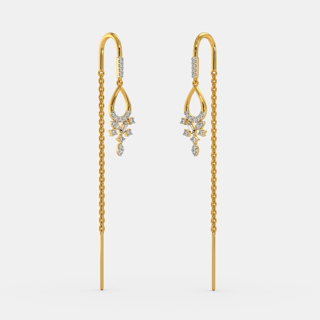 Details more than 87 tanishq sui dhaga earrings esthdonghoadian