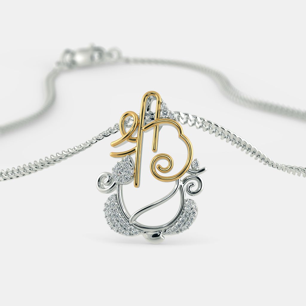 Bluestone online ganesh pendant