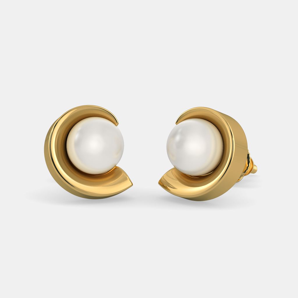 Bluestone shop pearl earrings