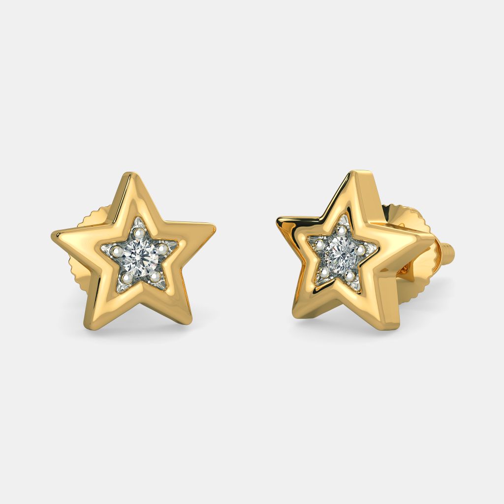 Gold Star Stud Earrings — Dixon Jewellers