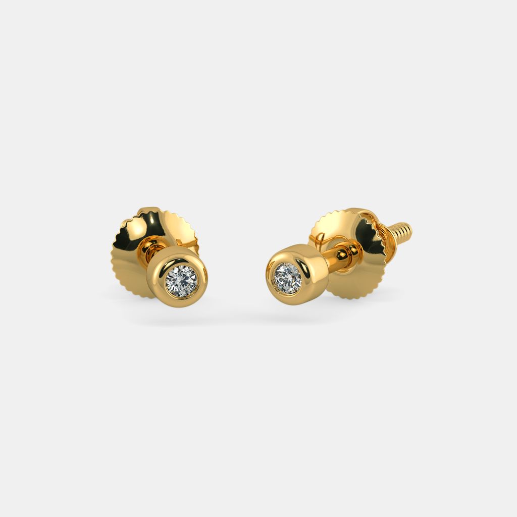 Girls Huggie Hoop Earrings - Medium | 14K Gold - The Jeweled Lullaby-vietvuevent.vn