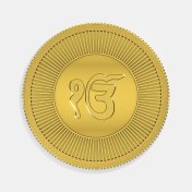 20 gram 24 KT Ek Onkar Gold Coin - thumb 1