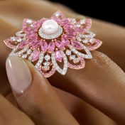The Blush Aurora Cocktail Ring - thumb 4