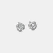 The Wrapped Solitaire Stud Earrings - thumb 6