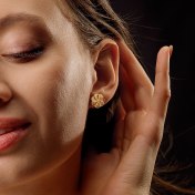 The Botanically Flowing Stud Earrings - thumb 4