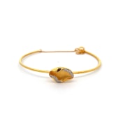 The Organic Oval Bangle - thumb 2