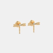 The Dragonfly Multi Pierced Stud Earrings - thumb 6