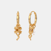 The Zyir Dangle Hoop Earrings - thumb 1