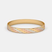 The Gleamora Textured Round Bangle - thumb 4