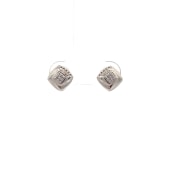 The Lineas Platinum Stud Earrings - thumb 3