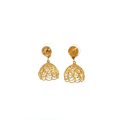 The Veil Jhumka Earrings - thumb 5