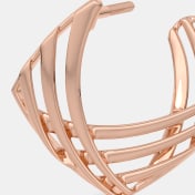 The Peira Orange Peel Earrings - thumb 4