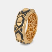 The Geo Frame Band Ring For Him - thumb 1