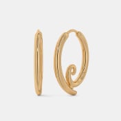 The Evola Hoop Earrings - thumb 1