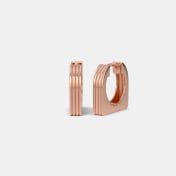 The Glow Arc Huggie Earrings - thumb 1