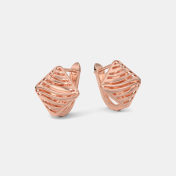 The Cadenzaa Huggie Earrings - thumb 4