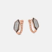 The Midnight Prism Huggie Earrings - thumb 4