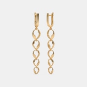 The Doreal Dangle Hoop Earrings - thumb 1
