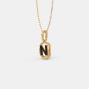 The Glyph N Initial Pendant - thumb 2